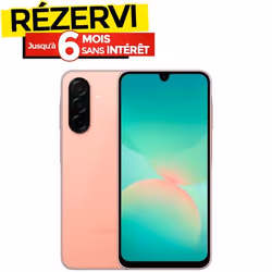 Smartphone SAMSUNG Galaxy A26 5G 6Go 128Go - Rose