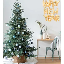 Sapin Noël 210 Cm Avec Guirlande Lumineuse