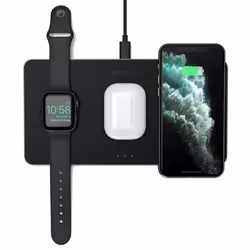 Satechi ST-X3TWCPM chargeur d'appareils mobiles Écouteurs, Smartphone, Smartwatch Noir Secteur Recharge sans fil Intérieure - Vue supplémentaire 2