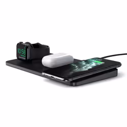 Satechi ST-X3TWCPM chargeur d'appareils mobiles Écouteurs, Smartphone, Smartwatch Noir Secteur Recharge sans fil Intérieure - Vue supplémentaire 3