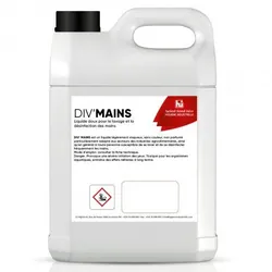 Savon liquide bactéricide DIV'MAIN en bidon 5L
