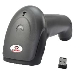 Scanner Code à barres Sans Fil SUNLUX XL-9309B 1D / Noir