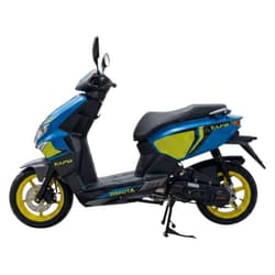 Scooter à essence ZIMOTA Tapo 49cc - Bleu avec gris et jaune