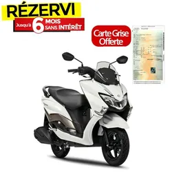 Scooter SUZUKI Burgman Street UB125 - Blanc