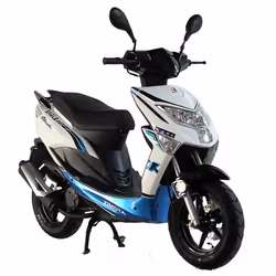 Scooter ZIMOTA EAGLE 50 - Refroidissement: A air - Cylindré : 50 cm3 - Couple Maxi : 4.0 Nm/6500 tr/pm - Batterie : 12V 7Ah - ...
