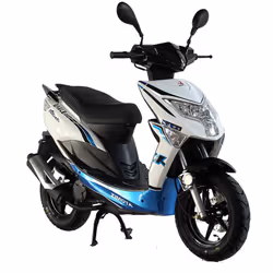 Scooter Zimota Eagle  50 - Cylindré : 50 cc - Moteur: monocylindre 2 temps – Refroidissement: A air – Capacité du Réservoir:  ...