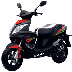 Scooter Zimota Evo - Moteur : monocylindre 2 temps - Refroidissement : A Air - Capacité Du Réservoir : 4.8 Litres - Couple ma ...