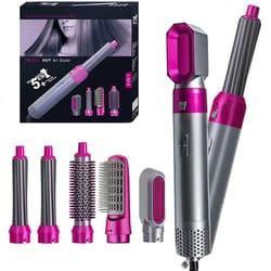 Sèche Cheveux 5En1 Hot Air Styler YX-818 1000W Rose