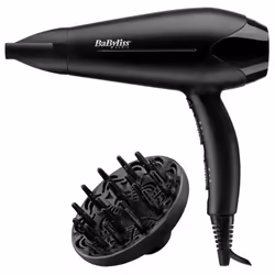 Sèche Cheveux BABYLISS Avec Diffuseur - Puissance: 2100 Watts - Nombre de vitesses: 2 - Séchage à l'air froid - Technologie c ...