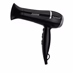 Sèche cheveux pro TECHWOOD - Puissance : 2200W - Nombre de vitesses : 2 vitesses - Protection thermique - Nombre de températu ...