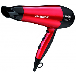 Sèche Cheveux Pro TECHWOOD TSC-9905 2200W - Rouge
