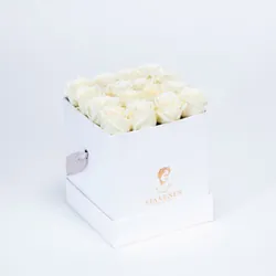 SENSIBILITÉ : BOX BLANCHE ROSES BLANCHES