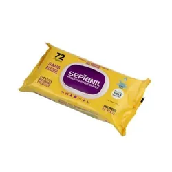 Septanil Lingettes Désinfectantes Multiusage Sans Alcool