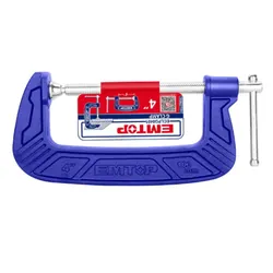 Serre Joint Emtop ECLPG0401 4" 100 mm Bleu