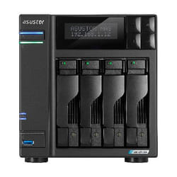 Serveur de Stockage NAS Bureau Éthernet/LAN Noir ASUSTOR AS6704T00 MD30