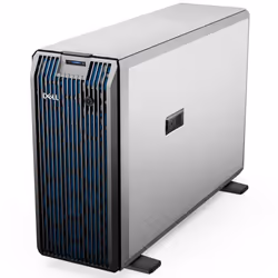 Serveur DELL PowerEdge T350 - Format: Tour - Processeur: Intel Xeon E-2314 (Quad-Core, 2,80 GHz up to 4,50 GHz Turbo max, 8 M ...