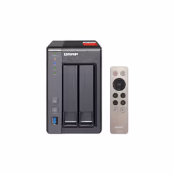 Serveur NAS 2 Baies TS-251+2G - Processeur Quad-Core Intel Celeron 2GHz burst up to 2.42GHz - RAM 2Go extensible à 8Go - Mémo ...
