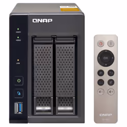 Serveur NAS 2 Baies TS-253A-4G - Processeur Quad-Core Intel Celeron N3150 1.6 GHz - RAM 4Go - Mémoire Flash 512Mo - Disque 12 ...