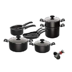 Set 15 Pièces WINOX Diamond - Noir (W20415B)