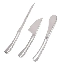 Set 3 Couteaux A Fromage ABERT - Inox