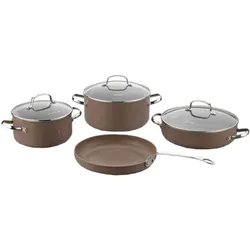 Set 7 Pièces KORKAMZ Lina Céramique A1287 Marron