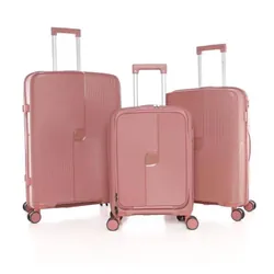 Set de 3 valises incassable VENUS - Rose