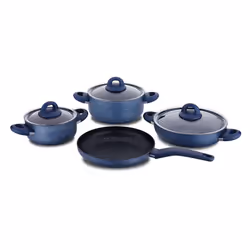 Set De 7 Pièces Korkmaz 7 A2893 Bella Granite Azura - Matière: Granite - Dimensions: Pot 18x9 cm / 2 litres Pot 22x11 cm / 3 ...