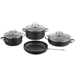 Set de 7 pièces Korkmaz Galaski - Noir (A1371)