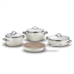 Set de 7 pièces Korkmaz LUMİA Cookware - Beige (A2674)