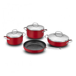 Set de 7 pièces Korkmaz Zeta Plus Céramique - Rouge
