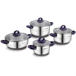 Set de 8 pièces Korkmaz Hera Lavender - Inox (A1087)