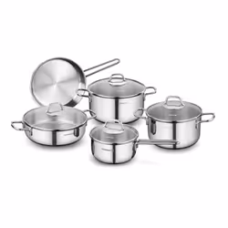 Set de 9 pièces Korkmaz Perla - Inox (A1609)