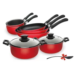 Set De Cuisine WINOX 10 pièces Tasty - Rouge