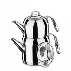Set De Théières Korkmaz Steama 0.9 & 1.6L Inox (A191)