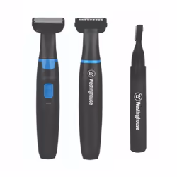 Set Duo Tondeuse Westinghouse WH1145 - Alimentation : Alimenté par 1 pile AA (non incluse) - Tête flexible avec lames à doubl ...