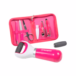 Set De 9 Pièces WESTINGHOUSE - Râpe électrique rechargeable et trousse manucure pédicure - Utilisation: Sans Fil - Alimentati ...