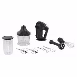 Set Mixeur 3 En 1 DOMOCLIP - Puissance: 200 Watts - Nombre de vitesses: 6 vitesses + pulse reglable - Gobelet Gradué: 500 ml ...