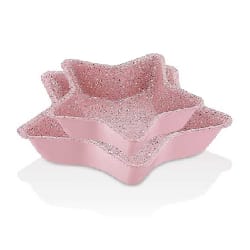 Set Moule à Gâteau KORKMAZ ÉTOILE 9 CM - ROSE (A766)