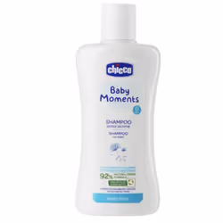 Shampoing CHICCO Baby Moments Pour Bébé - Contenance: 200ml - Âge: Dès la naissance - Nettoie en douceur les cheveux de bébé ...