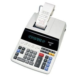 Sharp EL-2607V calculatrice Bureau Calculatrice imprimante Blanc
