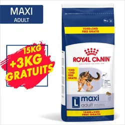 Shn Chien ROYAL CANIN Maxi Adult 15+3kg - 3182551056686