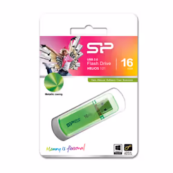 Silicon Power Helios 101 lecteur USB flash 16 Go USB Type-A 2.0 Vert