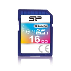 Silicon Power SP016GBSDH010V10 mémoire flash 16 Go SDHC Classe 10