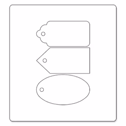 Sizzix A10401 Étiquette cadeau - Vue supplémentaire 2