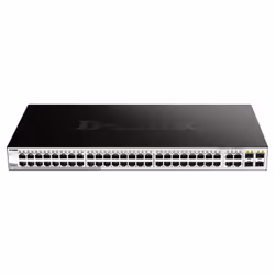 Smart Switch D-Link - Nombre de ports : 48 Ports Gigabit - Normes Réseau : 10/100 Mbps - Interfaces réseau : 48x10/100/1000Mb ...