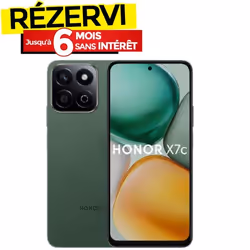 Smartphone HONOR  X7c  4G  8Go 256Go - Vert