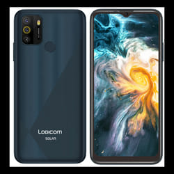 Smartphone LOGICOM Solar 4Go 64Go Bleu