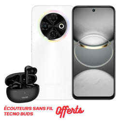 Smartphone Tecno SPARK 30C 4G 6Go 128Go Blanc