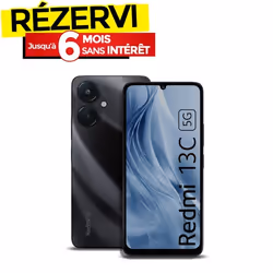 Smartphone Xiaomi Redmi 13C 5G 4Go 128Go - Starry Noir