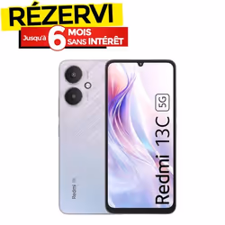 Smartphone Xiaomi Redmi 13C 5G 4Go 128Go - Starry Silver